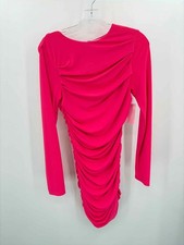 Pre-Owned Alice + Olivia Pink Size 8 Knee Length Long Sleeve Dress