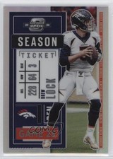 2020 Panini Contenders Optic Season Ticket Silver Prizm Drew Lock #18 0c4
