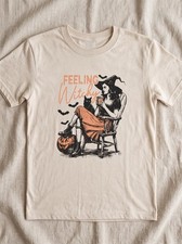 Feeling Witchy Comfort Colors Tee, Crazy Halloween Gift