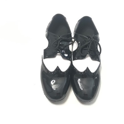 Dsol Classic Shoes Wingtip Latin Salsa Bachata Dance Wingtip Size 9 Suede Sole