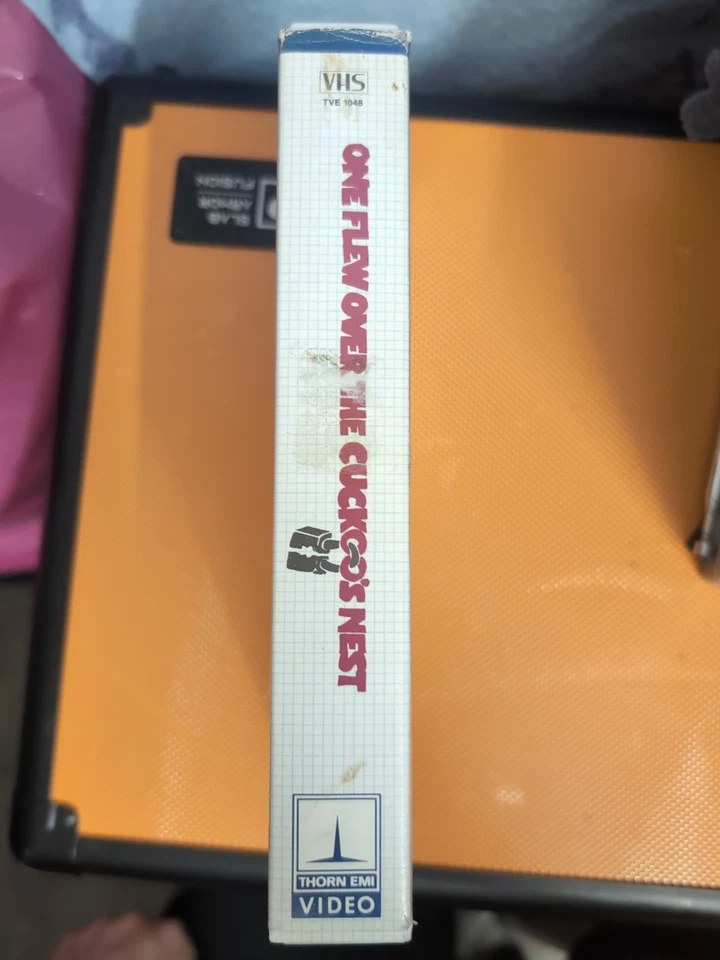 One Flew Over The Cuckoo's Nest VHS 1st Release 1982 Thorn EMI Cut Box  RARE - Image 2 of 4