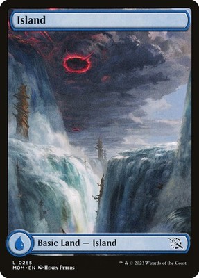 Island (285) Full Art March of the Machine MOM MTG Magic