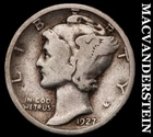 1927 Silver Mercury Dime - Scarce  Better Date  No Reserve  #i5215