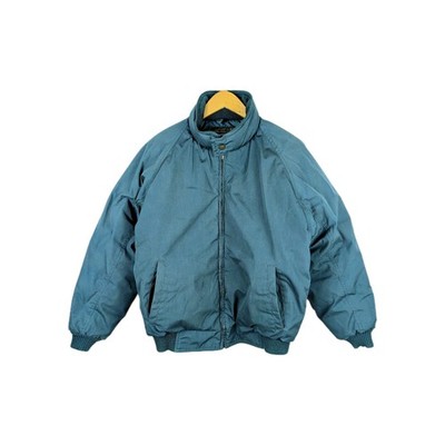 VTG 1970's Men's Eddie Bauer Goose Down Puffer Bomber Jacket Made In USA Sz. M 
