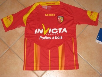 11 x Reebok RC Lens Home Fussball Trikot Jungen T-Shirt NEU Posten AVK94