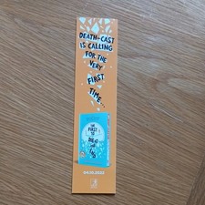 Adam Silvera., The First to Die at the End., 1 Promotional  Bookmark