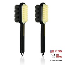 2 Pack Suede Brush for Shoes - 2-in-1 Soft Bristle Brush Brush  Magic Rubber