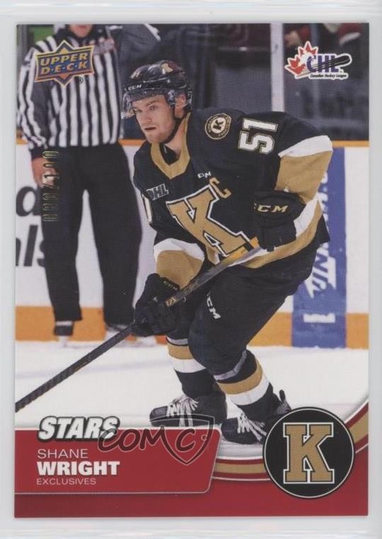 2021-22 Upper Deck CHL Stars Exclusives 80/100 Shane Wright #301 7ez