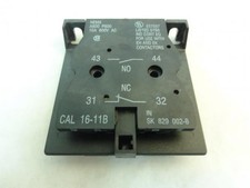 180417 New-No Box; ABB SK-829-002-B Auxiliary Contact; 10A; 600VAC; 1NO; 1NC