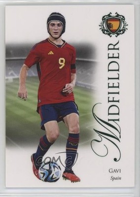 2023-24 Futera Unique World Football Midfielders Emerald /20 Gavi #040 13m8