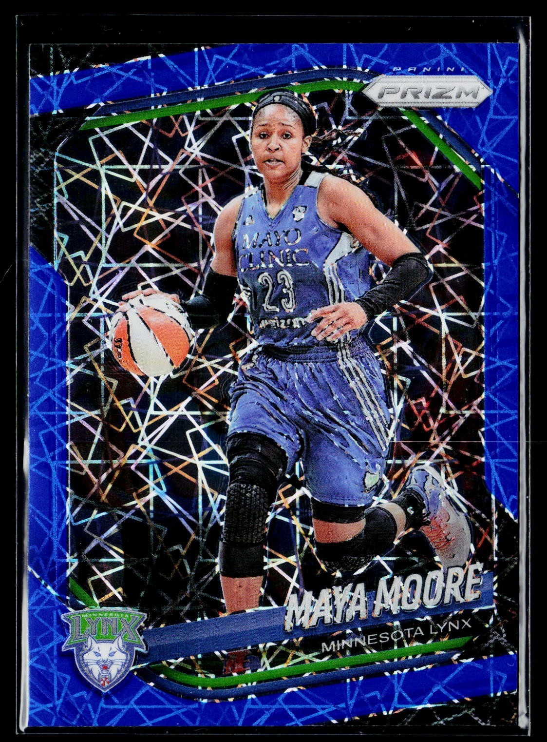 2025 Panini Prizm WNBA Maya Moore Blue Velocity 135
