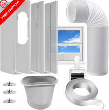 Portable AC Window Kit with 5.9&rdquo; Exhaust Hose 5.9 inches, 5.9inch With