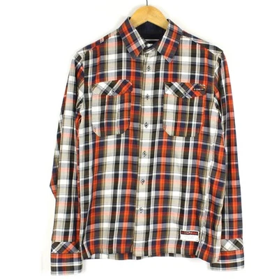 G-STAR RANGER CHECK Hemd L/S Herren Hemd Gr.S Rot 100% Baumwolle Knopf ma8967 - Bild 1 von 4