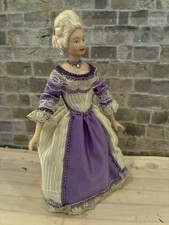 Dolls House 1/12 Scale Miniature Quality Georgian Artisan  Lady Porcelain Doll