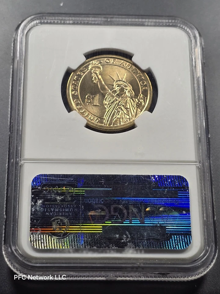 2009 SMS MS-69 W.H. Harrison “Missing Edge Lettering” MINT ERROR *TOP POP* RARE - Image 3 of 4