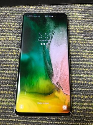 Samsung Galaxy S10 5G G977B Silver 512 GB Factory Unlocked Smart Phone OPEN BOX