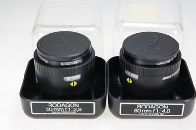 Rodenstock Rodagon Vergrößerungs Objektiv SET 2,8/50+4/80