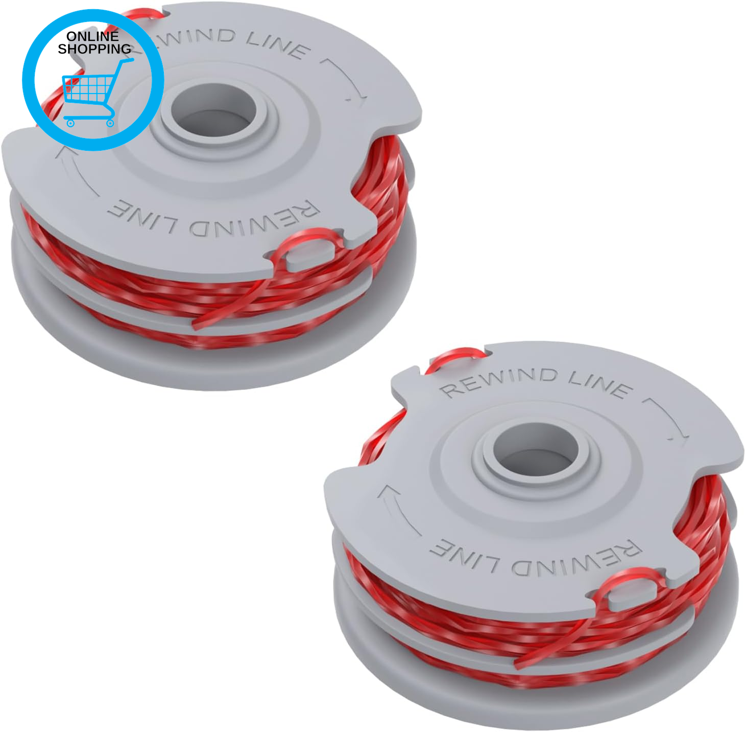 Strimmer Wire, 2 PCS Strimmer Spool Line Compatible with Flymo FLY021/513937190