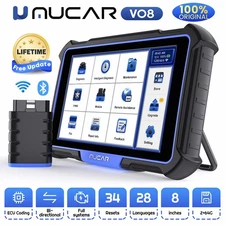 MUCAR VO8 Wireless OBD2 Scanner Full System Diagnostic E.CU Coding Key IMMO Tool