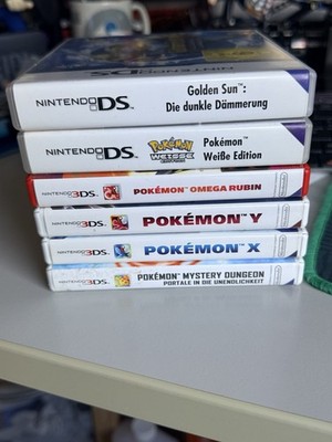 6 Pokémon DS/3ds Leerhülle - 1 Golden Sun DS Leerhülle