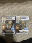 Funko Pop! One Piece Monkey D. Luffy #1900 Roronoa Zoro #1901 Bronze Statue Set