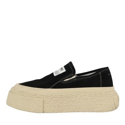 MM6 Maison Margiela Herren Schuhe Slip-Ons Gr. 40 Schwarz