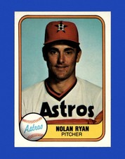 1981 Fleer Set-Break # 57 Nolan Ryan NM-MT OR BETTER *GMCARDS*