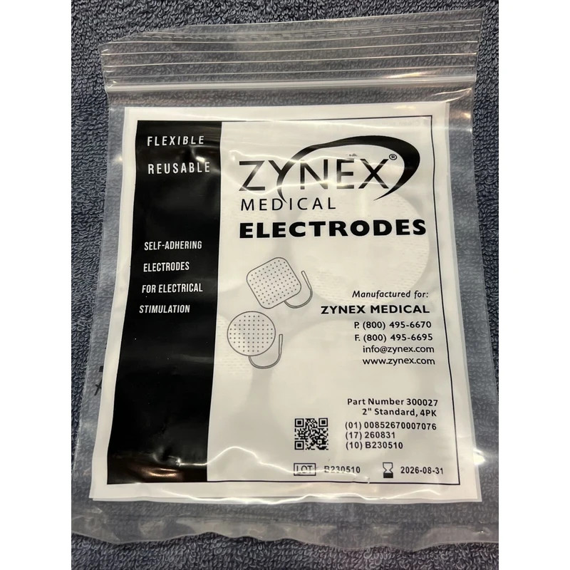 Zynex Medical Electrodes 2.0" Round 5 Packs Of 10 (50 Total)