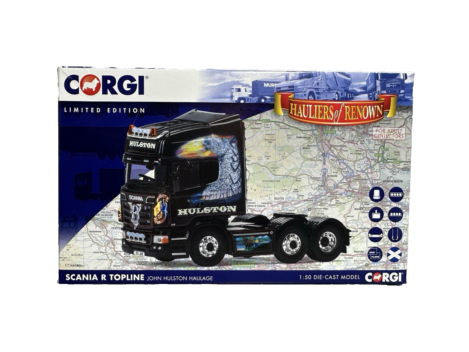 Corgi CC13780 Scania R Topline ‘John Hulston Haulage’