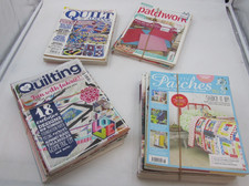 Collection Of Books & Magazines Relating To Quilting & Patchwork Over 30 Items