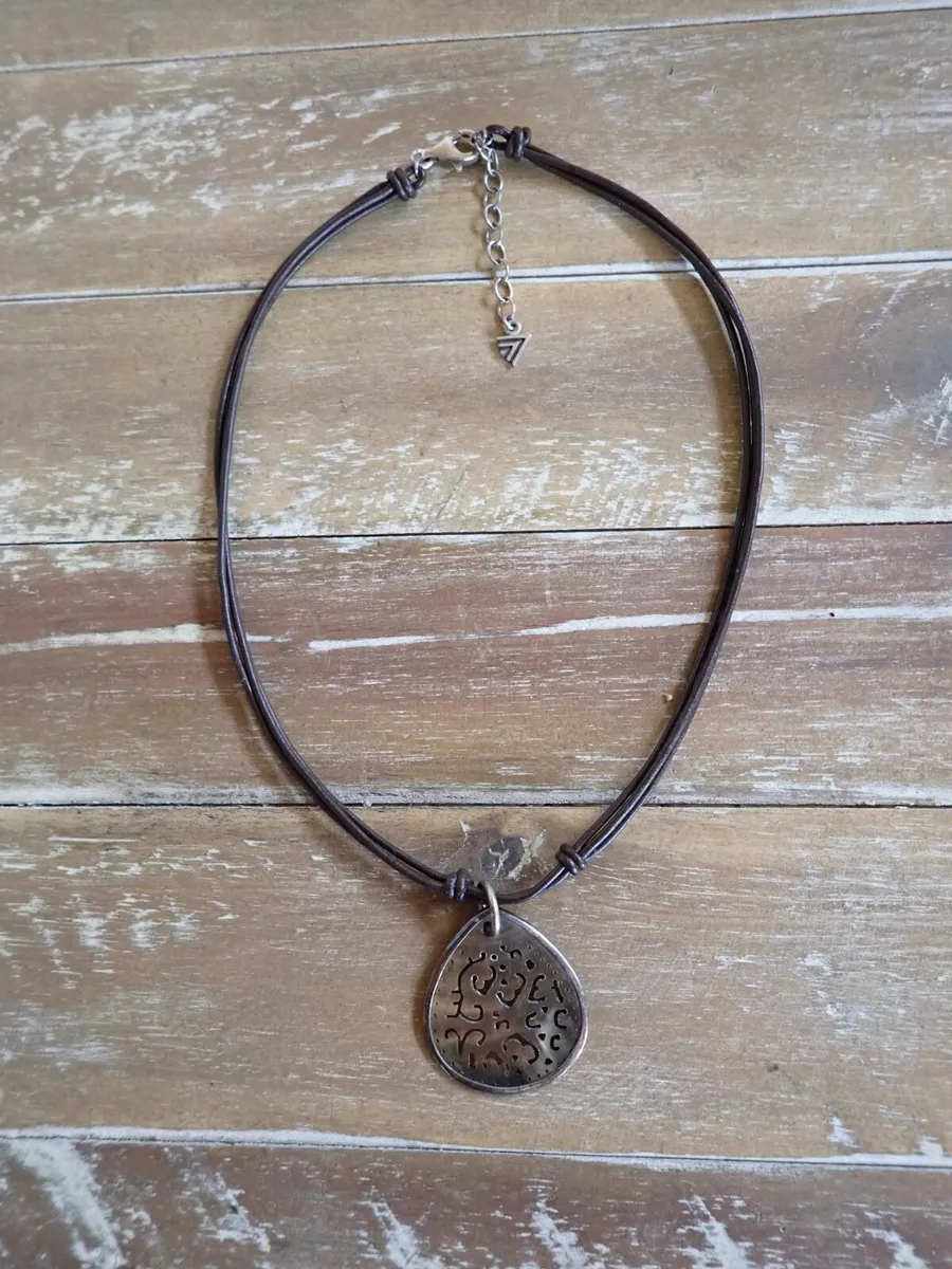 Silpada leather necklace deals