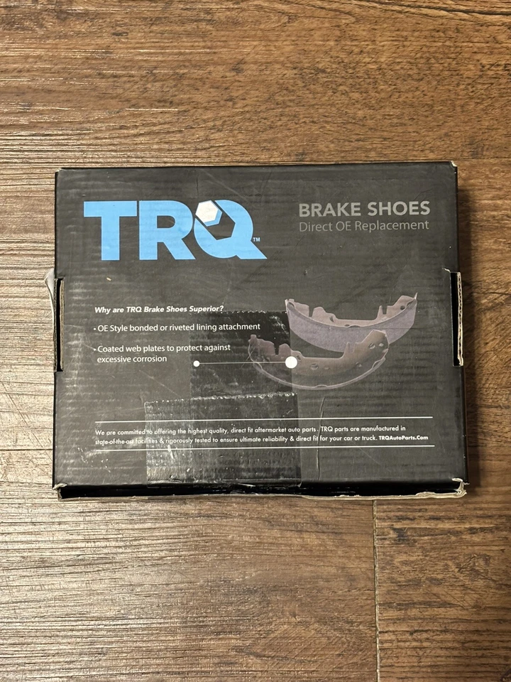 TRQ Rear Bonded Drum Brake Shoes Set for Dodge Chrysler Jeep Plymouth - Image 2 of 4