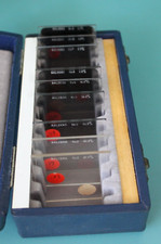 Balzers Optical 50 MM SQUARE Neutral Density Filter PARTIAL SET  9 FILTERS VTG