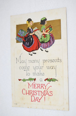 May Many Presents Come Your Way To Make a Merry Christmas Day Postcard c-153