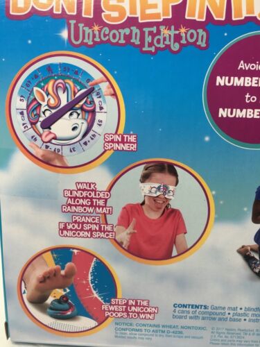 Don't Step In It Unicorn Edition Rainbow Poop Brand New Hasbro Board Game - Picture 4 of 4