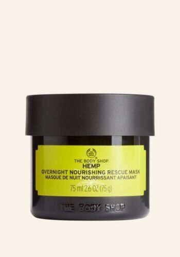 THE BODY SHOP-HEMP- OVERNIGHT NOURISHING RESCUE MASK, 75ML, VEGAN, NEW