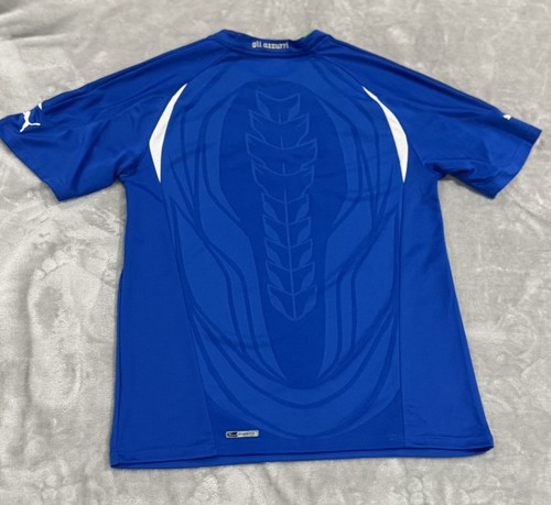 MAGLIA CALCIO HOME ITALIA 2010/2012 PUMA TAGLIA L BLU NUOVA SENZA ETICHETTE - Foto 10 di 12