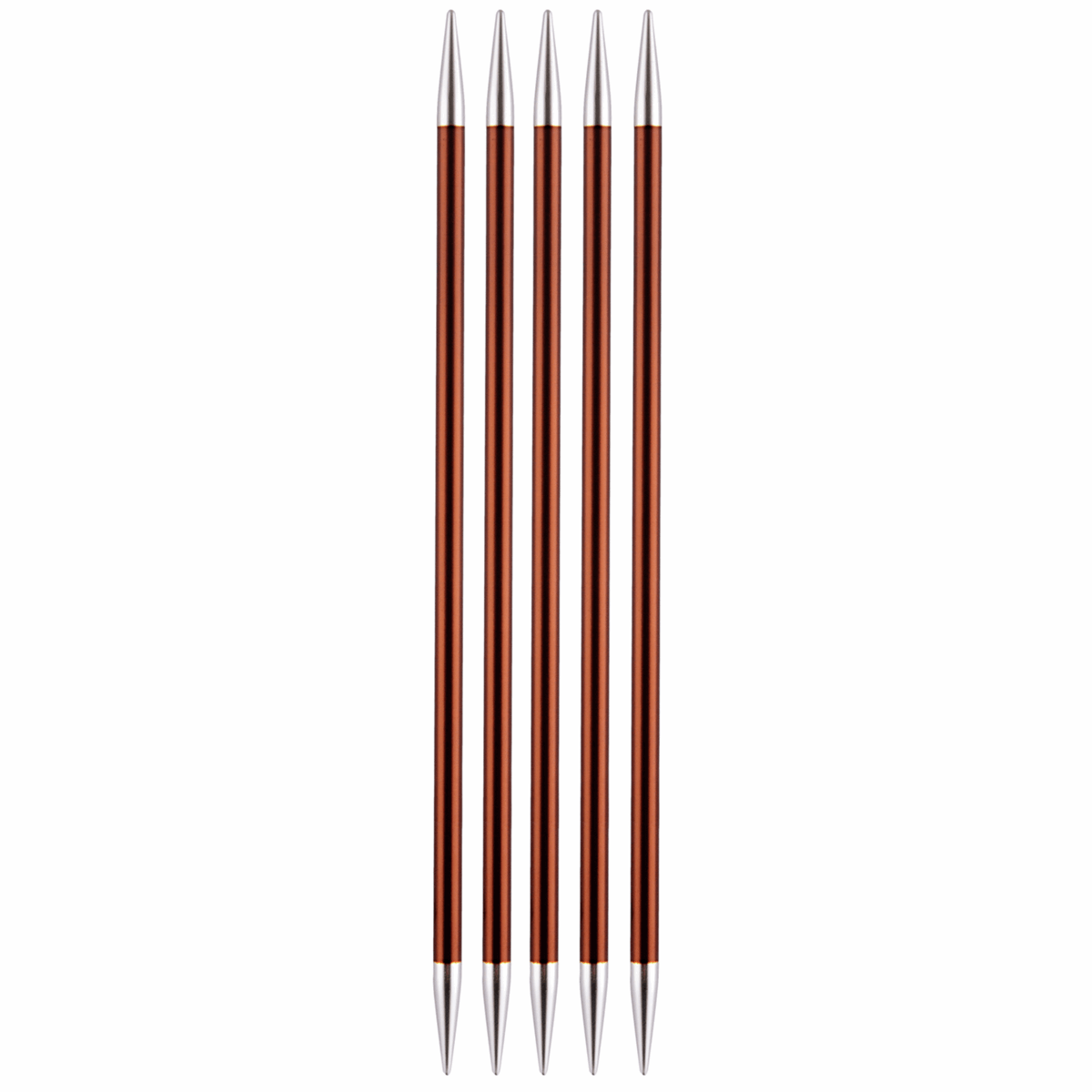 Knitpro Unisex Multicolor Zing Dp 15X5.5 - Zing: Knitting Pins: Double-Ended: Set Of Five: 15Cm X 5.50Mm - Image 2