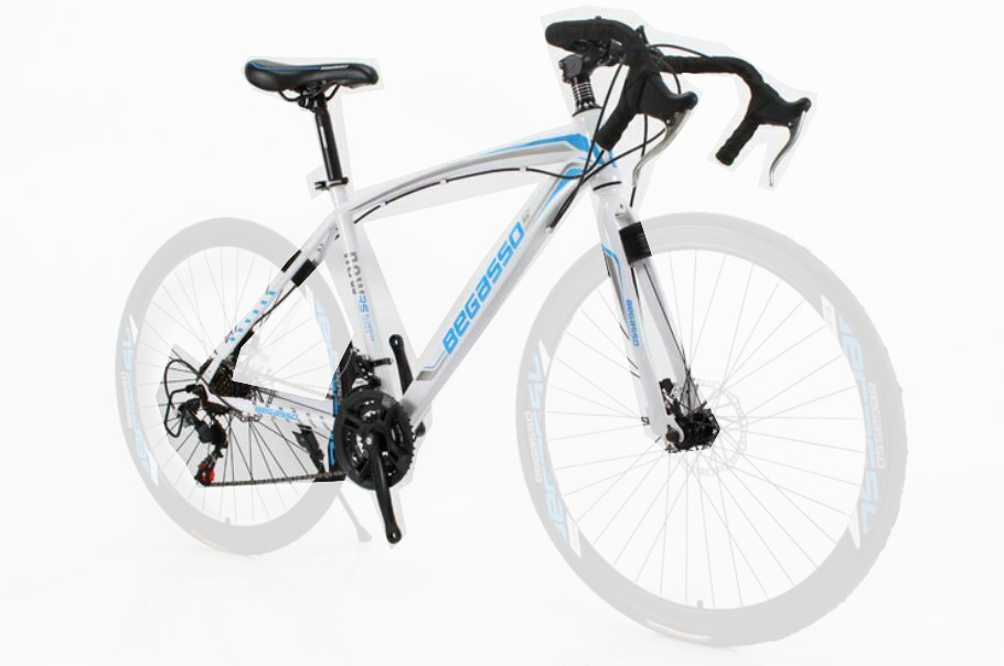 Aluminum 700C Road Bike Frame Racing W/ curved handlebar Derailleurs