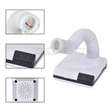 65W LED Portable Nail Dental Lab Desktop Dust Collector Machine Vacuum Cleaner