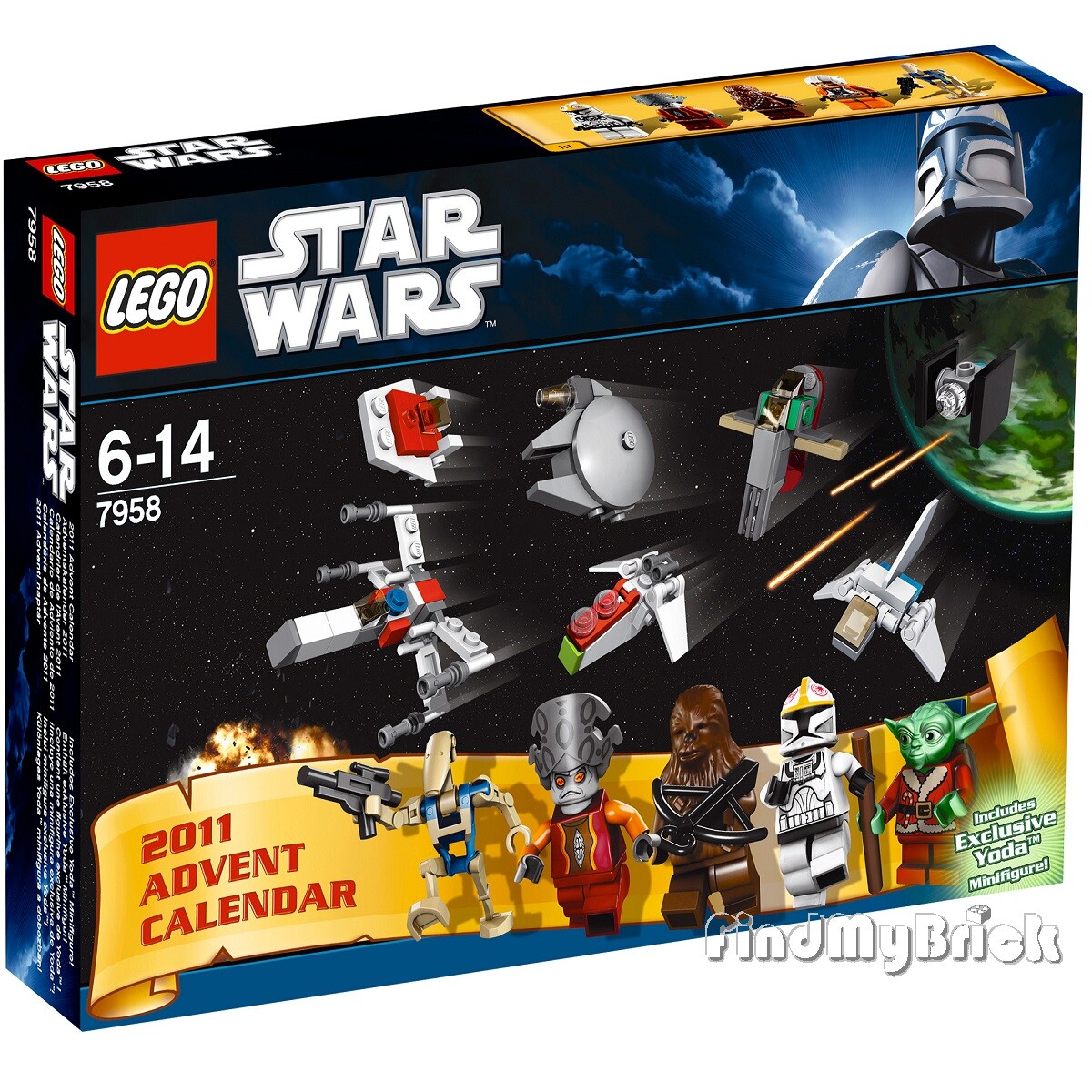 Lego Star Wars 7958 Advent Calendar - Authentic Factory Sealed