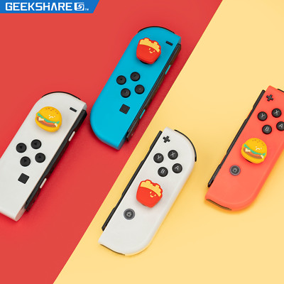 GeekShare Thumb Grips for Nintendo Switch & Switch Oled & Lite hamburger Chips