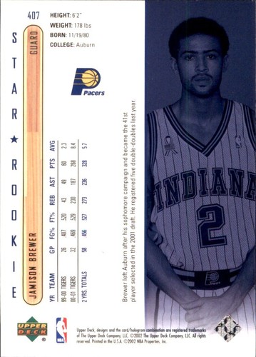 2001-02 Upper Deck 🏀 YOU PICK #2 - #437 🏀 NBA Cards SP RC Base Commons Stars - Photo 228 sur 238