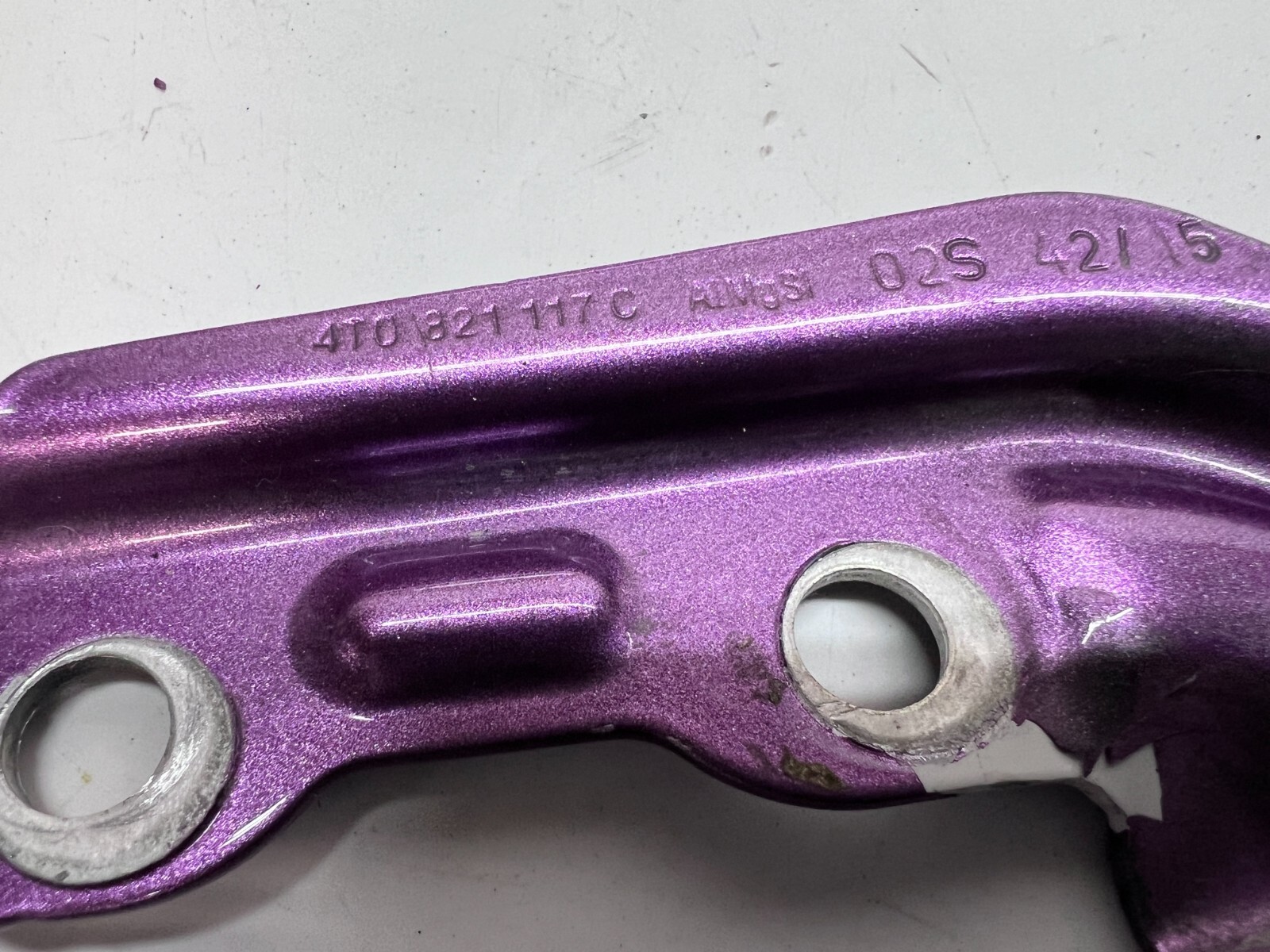 LAMBORGHINI HURACAN DRIVER LEFT LH MUD WING COMPENSATION PLATE OEM 4T0821117C