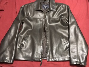us polo brown leather jacket