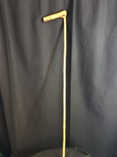 Vtg Twisted Knarled wood cane / walking Stick 36" Hand made