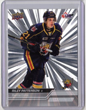 RILEY PATTERSON 23/24 Upper Deck CHL Star Rookies Pre-Rookie OUTBURST SP #392