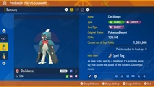 6IV Shiny Alolan or Hisui Decidueye Pokemon Scarlet and Violet *SAME DAY*