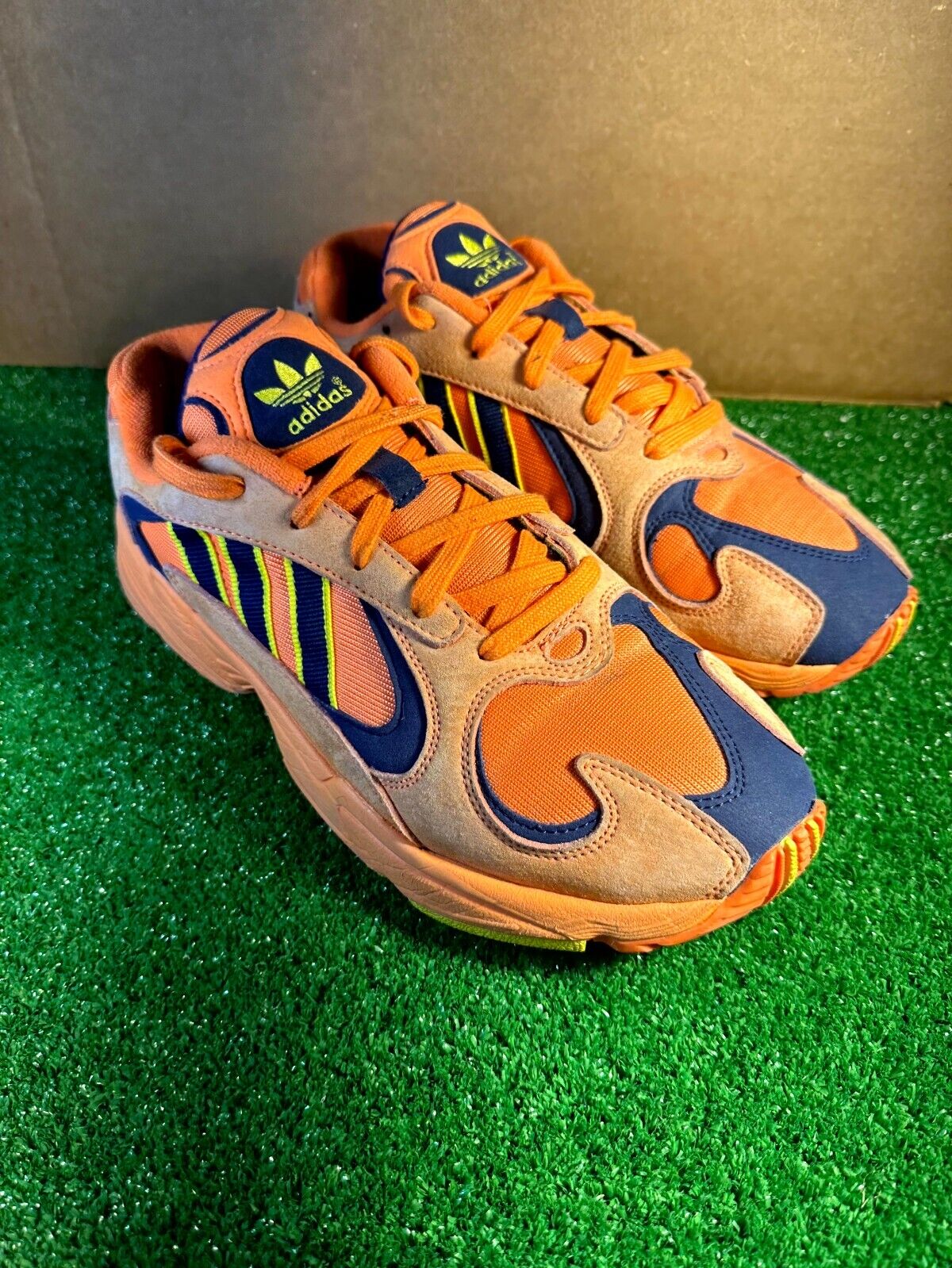 Adidas YUNG-1 Hi-Res Orange Dragonball Z Goku Shoes Sneakers 675001 Size | eBay