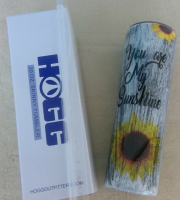 Download SUN FLOWER CUSTOM 30 oz Skinny Hogg Tumbler | eBay